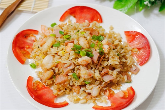 Fried rice with sea crab ​​​​​​​
